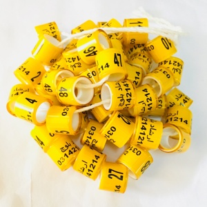 Plastic duif ringen met goede kwaliteit en goedkopere prijs gebruik voor postduif custom plastic ring bands voor duiven - Product Image 1