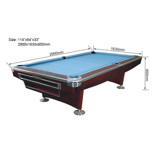 Mesa de Billar Profesional Rusa SZX de 9 pies con Pizarra de Mármol en Venta - Product Image 4