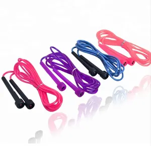 Wholesale PVC Cable Plastic Handles Skipping Speed Jump Rope for Jump Training
