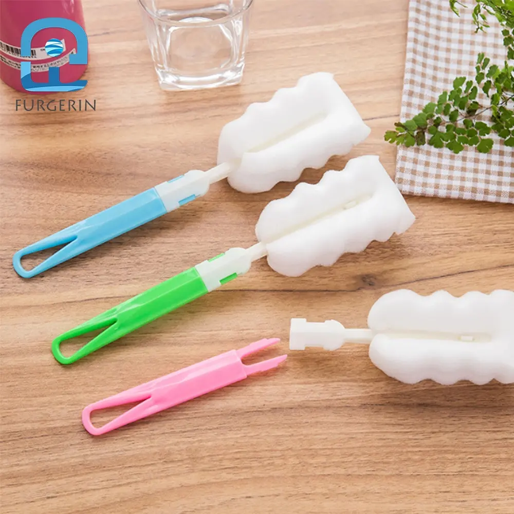 Glass Cleaner Chai Cleaner Nhựa Làm Sạch Cup Brush Spin Scrubber Phụ Kiện Nhà Bếp Dụng Cụ Làm Sạch Cho Gia Đình