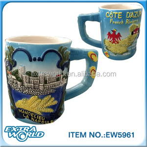 Handpaint nóng bán tùy chỉnh gốm bên bờ biển mug cho du lịch - Product Image 4