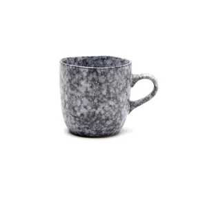 定制优雅的斑点釉面陶瓷杯和活性釉面陶瓷咖啡杯