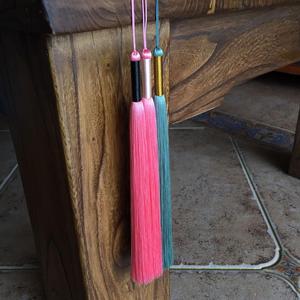 22cm long 1000 colors silk tassels for jewelry, handmade