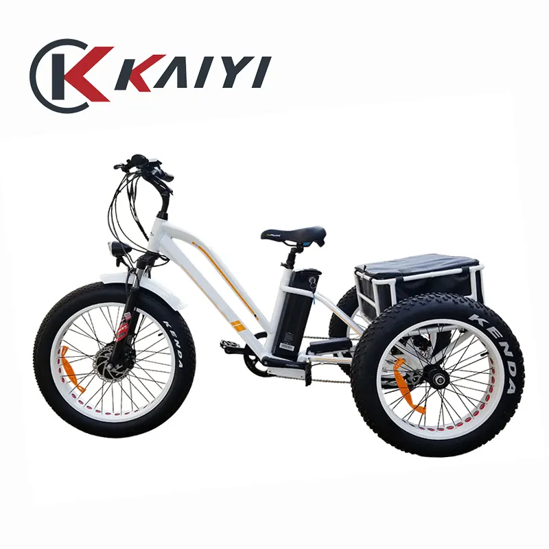 Kaiy Trike ba bánh 350W 500W Xe đạp điện cảm biến Pin Lithium Hợp kim nhôm thông minh Việt Nam 48V 3 bánh 7 tốc độ 25-32km/h