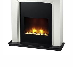 Caminetto Elettrico in MDF Bianco con Effetto Fiamma, Vendita all'Ingrosso, per Uso Domestico e Alberghiero, Area di Riscaldamento 20-40 mq - Product Image 6