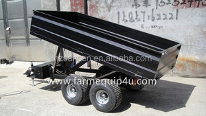 Máy móc nông nghiệp thủy lực Dump Trailer trục đơn bốn bánh xe <span class=keywords><strong>ATV</strong></span> Trailer 2000kgs 3000kgs - Product Image 3