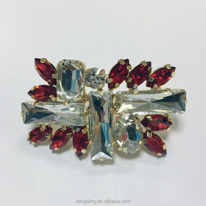 Sandal üst dekoratif için zarif taklidi kare ayakkabı tokası kristal <span class=keywords><strong>metal</strong></span> prong toka