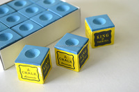 Boîte de 12 Bleu Cubes de Billard Craie TP-C012