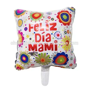 Mooie Bloemen Beste Wensen Feliz Dia Mami Bedankt Moeder Reclame Cadeau Speelgoed Vierkant Maat Ballon Voor Lieve Moeder