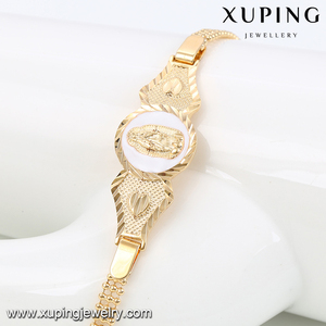74594 Xuping फैशन डिजाइन के गहने 18k सोना मढ़वाया थोक आकर्षण कंगन - Product Image 2