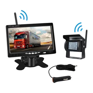 Wireless 7 zoll lcd display Reverse Camera Type drahtlose auto rückansicht kamera system für schwere fahrzeug