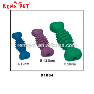 Juguete de goma del perro del juguete del animal doméstico del color bastante sólido de <span class=keywords><strong>la</strong></span> promoción D1004 útil - Product Image 1