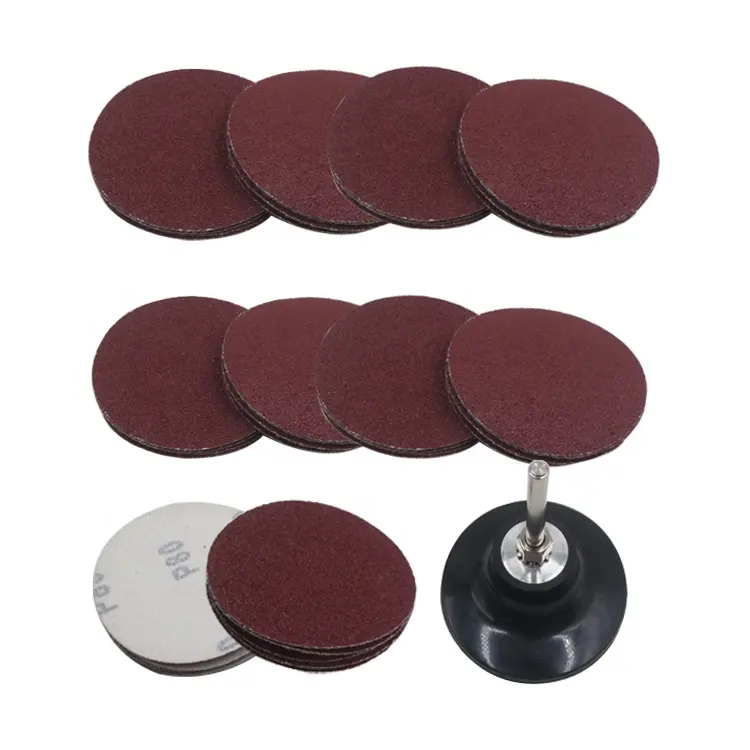 2インチ100PCS Sanding Discs Pad KitためDrill Grinder Rotary ToolsとBacker Plate 1/4 "Shank Includes 80-3000 Grit Sandpaper