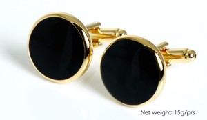 <span class=keywords><strong>Bottoni</strong></span> in metallo placcato oro <span class=keywords><strong>gemelli</strong></span> Set di borchie smaltate <span class=keywords><strong>per</strong></span> camicia da smoking da uomo - Product Image 4