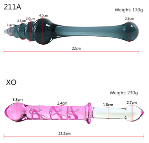 11 Stil Kristall <span class=keywords><strong>Penis</strong></span> Hintern Anal Plug Glas Perle Zauberstab Masturbation Dildo G-Punkt Anus Stimulation Homosexuell Erotik Sexspielzeug für Männer