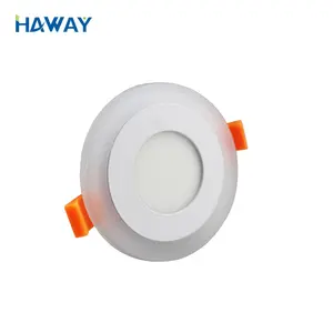 Led Panel Light 3w Hot Selling 3+3w Double Color RGB Ceiling Square Indoor Led Panel Light