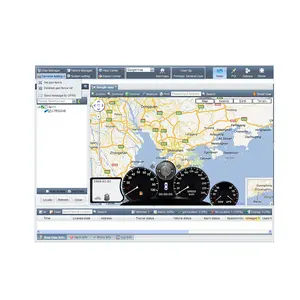 Professional web-based real time GPS tracking software for fleet management unlimited quantity