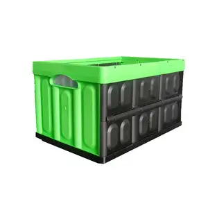 Kleurrijke opvouwbare plastic clevermade speelgoed opslag project doos krat bin container met handvat