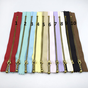 Pour Deepeel A4-15 3 #15cm/20cm/30cm accessoires <span class=keywords><strong>de</strong></span> vêtement en métal Bronze sacs avec fermetures à glissière pour vêtements - Product Image 2