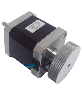 42HS4813+SL 48mm 1.3A Hand Wheel Stepper Motor Nema 17 with Double Shaft