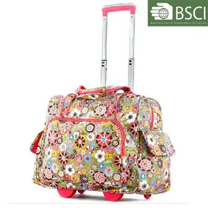 महिलाओं यात्रा ट्रॉली बैग, रोलिंग सामान बैग, पहिएदार लैपटॉप बैग महिलाओं के लिए