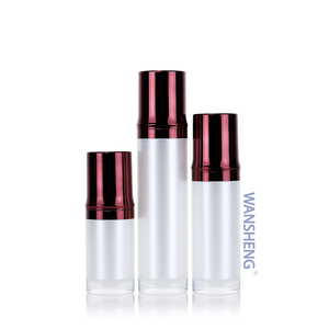 Zylinder matt schwarz Acryl Airless Pumpe Flasche Kosmetische kunststoff behälter für serum/gel Verpackung Z-VH 15/30/50ml - Product Image 4