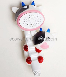Animaux de bande dessinée à main pommeau de douche <span class=keywords><strong>buse</strong></span> mural Aspersed ventouse pour enfants enfants - Product Image 3