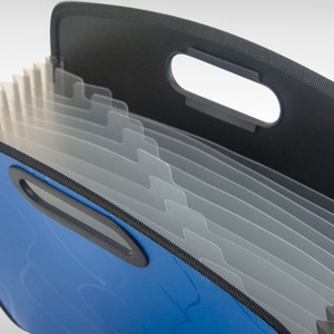 <span class=keywords><strong>PP</strong></span> A4 Сумка-папка для документов расширяющийся кошелек Органайзер 13 слоев Fichario канцелярские ручки Papelaria Сумка для документов - Product Image 2