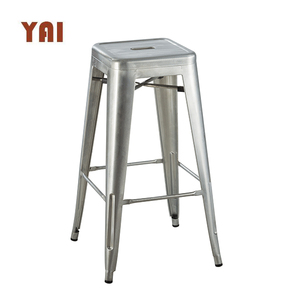 Galvanizado industrial de <span class=keywords><strong>alta</strong></span> apilable <span class=keywords><strong>restaurante</strong></span> <span class=keywords><strong>barra</strong></span> de metal silla Silla de bar silla - Product Image 1