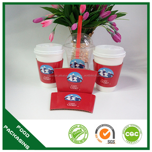 China por mayor <span class=keywords><strong>de</strong></span> encargo <span class=keywords><strong>de</strong></span> cartón ecológico impreso vaso <span class=keywords><strong>de</strong></span> papel desechable taza <span class=keywords><strong>de</strong></span> café <span class=keywords><strong>de</strong></span> la manga - Product Image 2