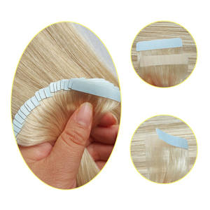 Nastro nelle estensioni <span class=keywords><strong>capelli</strong></span> umani 60 platino biondo nastro estensioni dei <span class=keywords><strong>capelli</strong></span> <span class=keywords><strong>capelli</strong></span> <span class=keywords><strong>veri</strong></span> 18 pollici estensioni della trama della pelle senza soluzione di continuità - Product Image 2