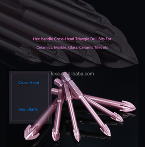 Cross Ceramic Reaming Khoan Bits Cacbua Gạch Gốm Mở Hỗn Hợp Trái Đất Glass Bit Hợp Kim Triangulated Khoan Lỗ Khoan 6-12Mm - Product Image 5