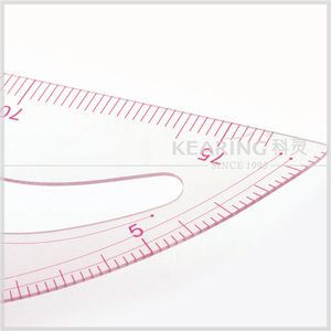 75cm Chiều dài pháp đường cong Cai Trị 6402 #1.2mm trong suốt bánh sandwich dòng Hip đường cong cai trị, armhole đường cong Cai Trị - Product Image 5