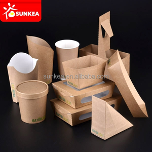 Persediaan Kemasan Makanan Restoran Plastik Kertas Sekali Pakai untuk Makanan - Product Image 3