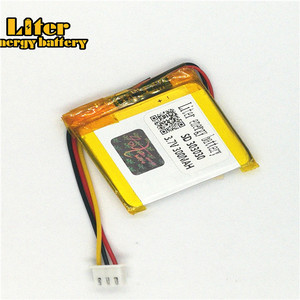 Plug <strong>2</strong>,5-3 p lithium battery 303030 300 mAh rechargeable LiPo battery solar Li-ion polymer lithium battery with PCM - Product Image 3
