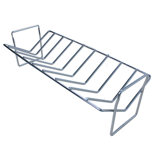 Support en acier inoxydable BBQ Grill Accessoires Rib Rack