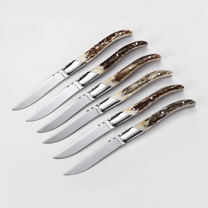 Antlers ידית צרפתית כלי שולחן סכין ומזלג - Product Image 1