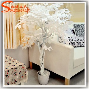 <span class=keywords><strong>Blanc</strong></span> artificielle ficus décorative ficus de benjamina - Product Image 2