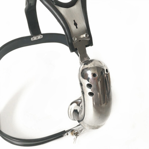 Schwarzer Kaiser neuer CCB männlicher Keuschheit gürtel Edelstahl <span class=keywords><strong>Anal</strong></span> <span class=keywords><strong>Plug</strong></span> mit Stuhlloch Keuschheit gürtel - Product Image 5