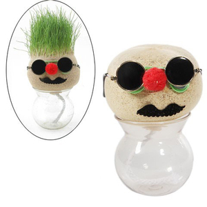 Novedosa Muñeca de Cabeza de Hierba para Halloween, DIY, Divertida y Creativa, Decoración para el Hogar, Oficina, Escritorio, Juguete Educativo para Niños - Product Image 2