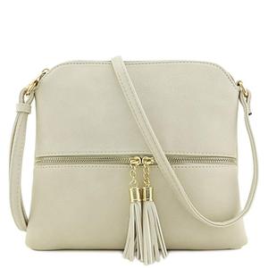 Borsa a <span class=keywords><strong>Tracolla</strong></span> Media in Vera Pelle con Protezione RFID, Leggera e alla Moda per Donne, con <span class=keywords><strong>Tracolla</strong></span> Regolabile - Product Image 1