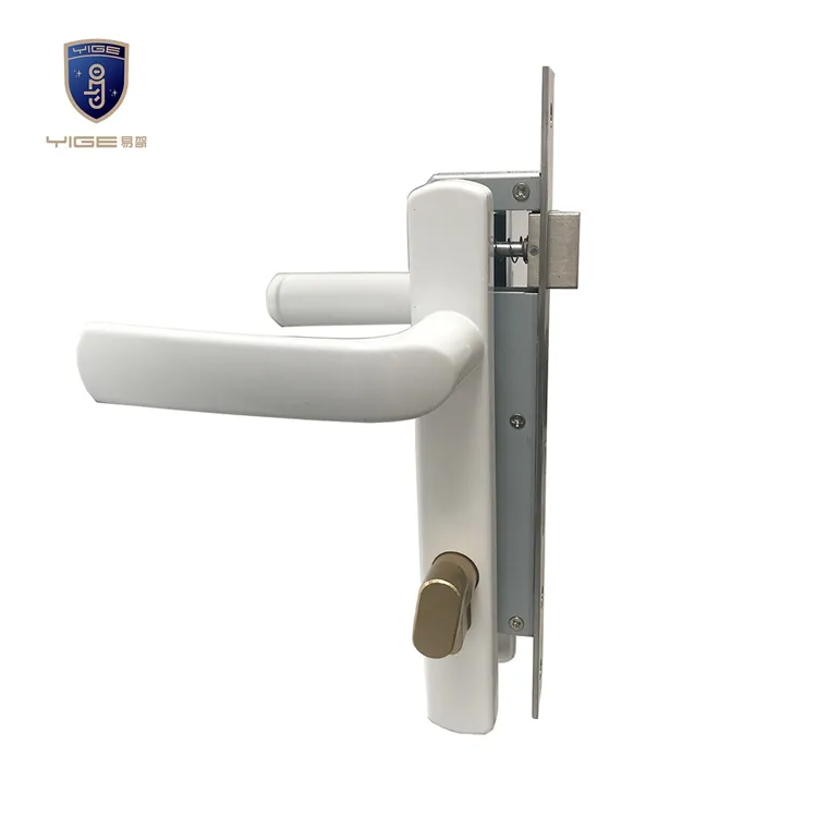 Ensemble de verrou de porte de salle de bains, double coffre-fort de haute qualité, ensemble de serrure pour porte en pvc et en aluminium