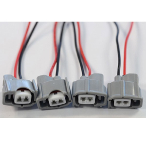 Untuk Honda Civic Acura RSX K20 K24 R18 RDX injektor bahan bakar Pigtail kawat konektor kabel Harness - Product Image 2