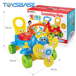 Productos Más Vendidos, <span class=keywords><strong>Coche</strong></span> de Juguete <span class=keywords><strong>para</strong></span> Bebés con Forma de Avión de Dibujos Animados con Mango de Empuje - Product Image 5