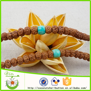 108 unids rudraksha con cuentas de perlas chakra collar - Product Image 3