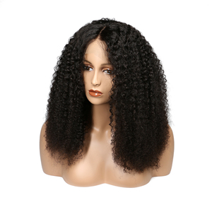 Livraison en ligne mongole 4c afro crépus bouclés perruque de cheveux humains full hd sans colle perruque frontale en dentelle livraison gratuite - Product Image 2