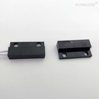 Interruptor de Contacto Magnético para Puerta Sunwoald L27xW14xH7.5mm Normalmente Abierto/Sensor de Proximidad para Luz de Puerta