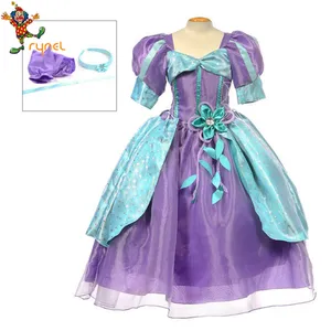 PGCC5162 Kids Girls Little Mermaid Princess Dress Costume