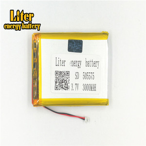Plug 1.5-2 P 3.7 V 505575 3000 mah lipo battery Rechargeable solar li ion polymer lithium battery with PCM - Product Image 2