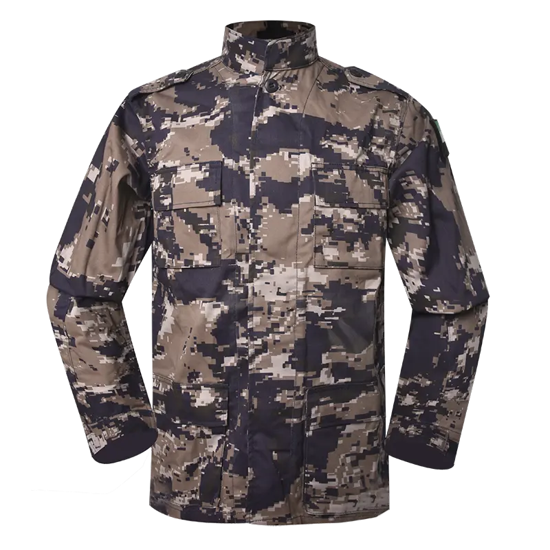 Custom digital camouflage combat tactical uniform clothing supplier
